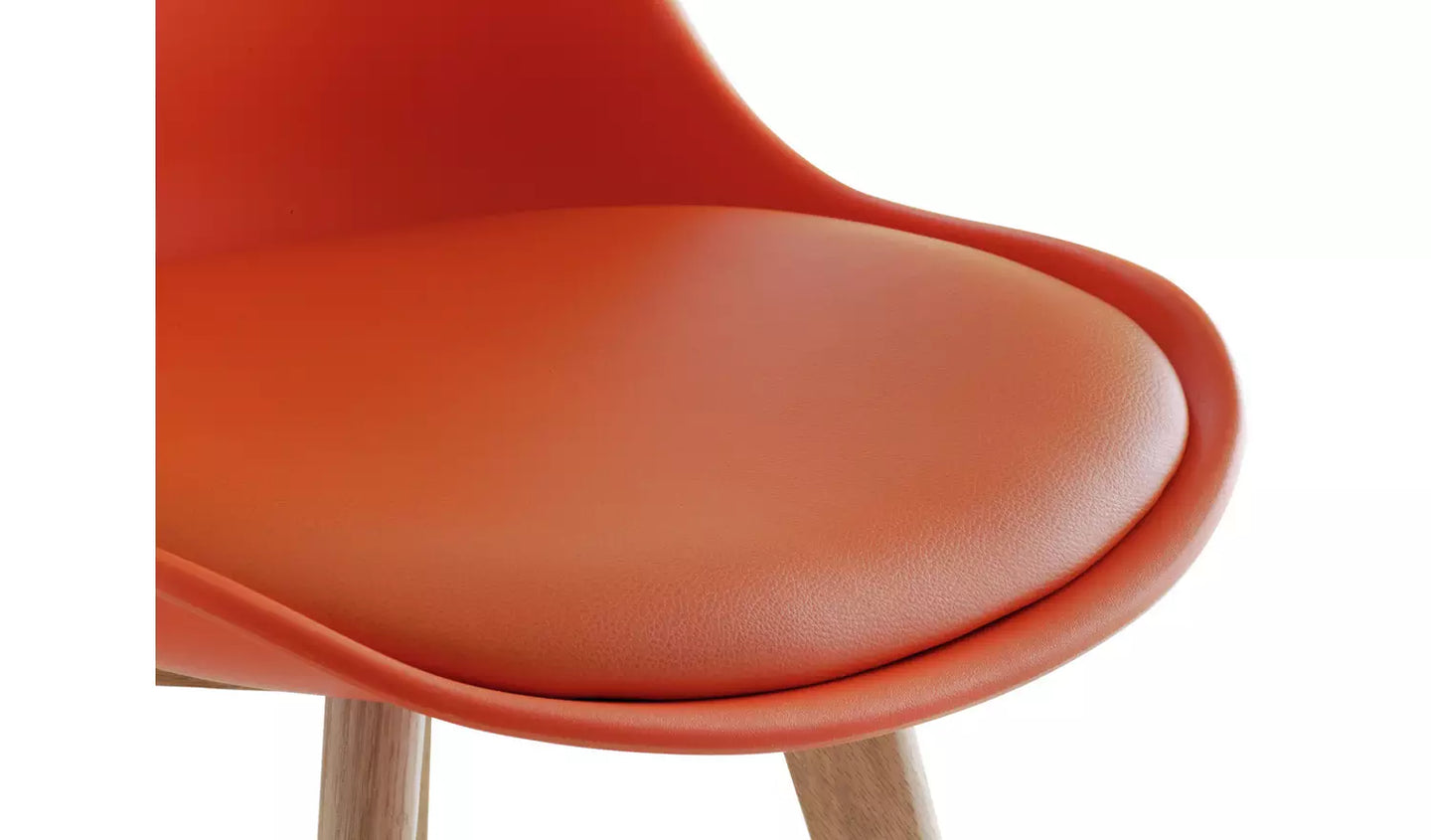 4 x Habitat Jerry Pair of Dining Chair - Orange